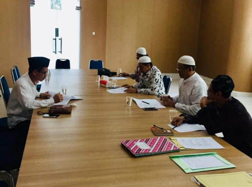 Foto Persiapan Dewan Syariah dan LDIPM  Tes Seleksi Imam Masjid  Raya Mujahidin